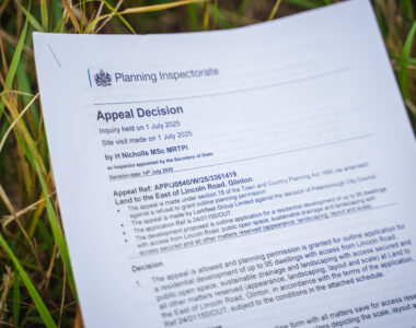 Phoenix Strategic Land secures outline planning for 95-home development in Glinton